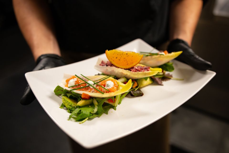 Amsterdam: 3 Course Dinner in the Dark - What You Eat: 3 Courses, 2 Amuse Bouche, and Private Table Service
