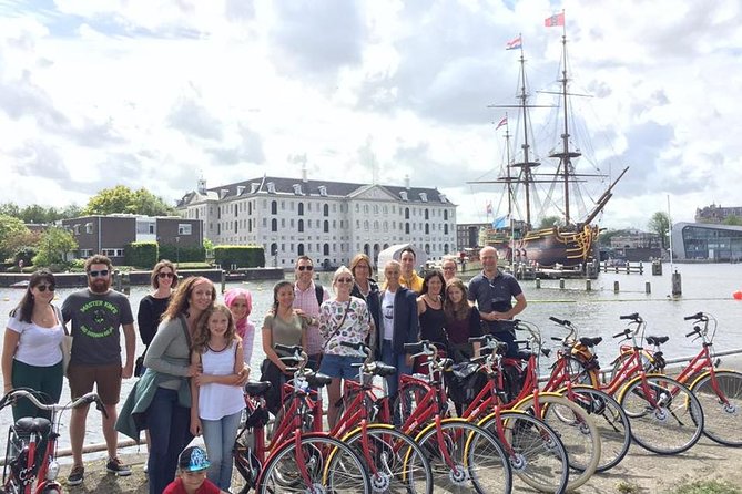 Amsterdam 3 hrs Bike Tour – live guide En/Fr/De/Nl/Sp - The Jordaan Stop: From Canal Lanes to Art Streets