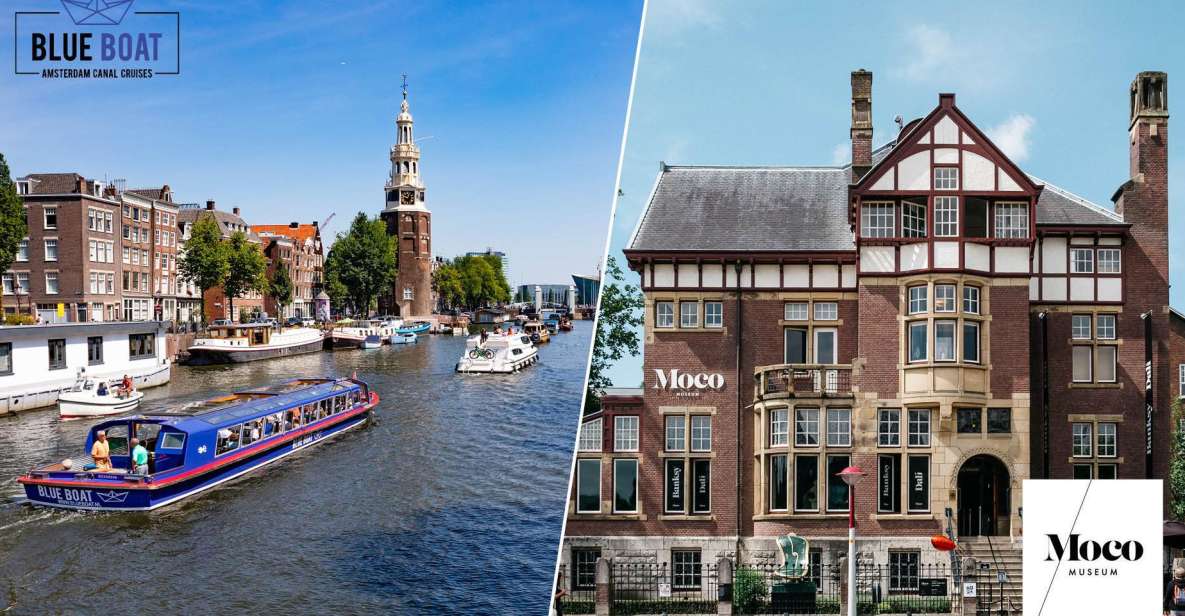 Amsterdam: Canal Cruise and Moco Museum Combined Ticket - Photo, comfort, and timing tips that make the day smoother
