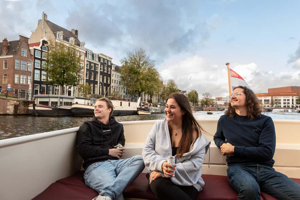 Amsterdam: Canal Cruise with Live Commentary & Audio Guide - Your route: IJ River to Prinsengracht and the Anne Frank House photo moment