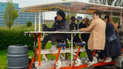 Amsterdam: Dutch Beer Bike Blast Tour with Onboard Bar - The Sloterdijk Cycling Portion: Guided, Built for Fun, Not Quiet Sightseeing