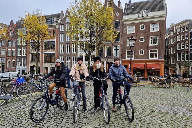 Amsterdam Highlights Bike or E-Bike Tour - Stop-by-Stop: From Centraal Station to Jordaan’s Canal Streets