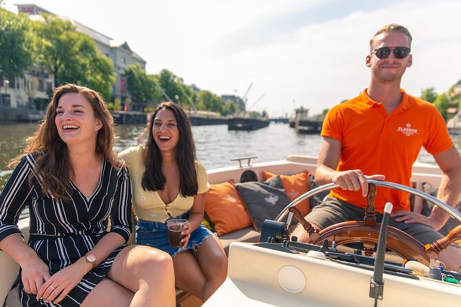 Amsterdam Luxury Canal Cruise + Unlimited Drinks & Bites option - The Rijksmuseum Sighting You Don’t Get From Most Streets