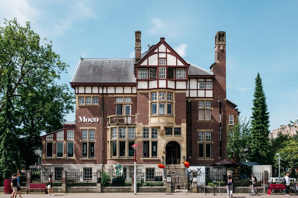 Amsterdam: Moco Museum Entry Ticket and Canal Cruise - Moco Museum in a Cuypers-designed villa: modern art at your pace