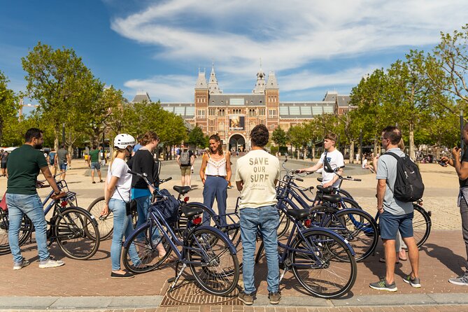 Amsterdam Small-Group Bike Tour With Canal Cruise, Drinks, Cheese - Museumplein and the city’s museum belt