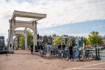 Amsterdam Small-Group Bike Tour With Optional Canal Cruise - De Gooyer Windmill: a classic landmark still standing