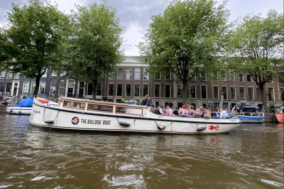 Amsterdam: The Bulldog Boat Smoke and Booze Cruise - Drinks reality: included beers or full BYO at Leidseplein