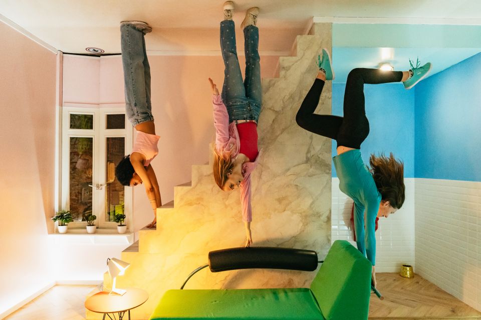 Amsterdam: The Upside Down Museum Entrance Ticket - Upside down play zones: quiet disorientation, then instant laughter