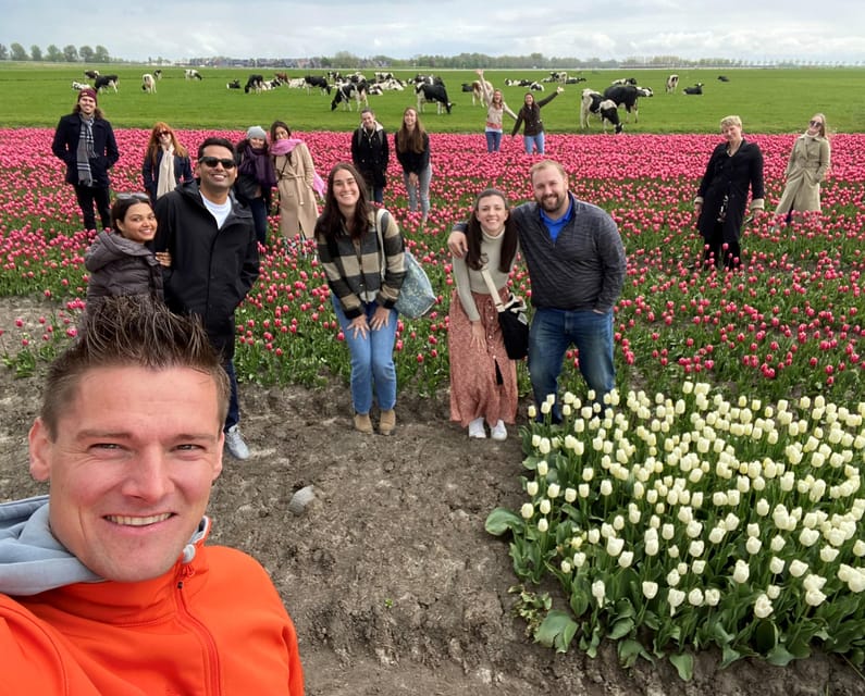 Amsterdam: Tulip Fields Day Tour with Lunch & Windmill - Onderdijk lunch with Geradus Majella church views