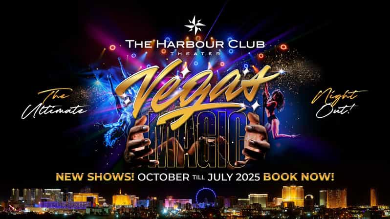 Amsterdam: VEGAS Dinner Show with 3-Course Sharing Menu - Where VEGAS lives in Amsterdam: Harbour Club Theater near Amsterdam Oost