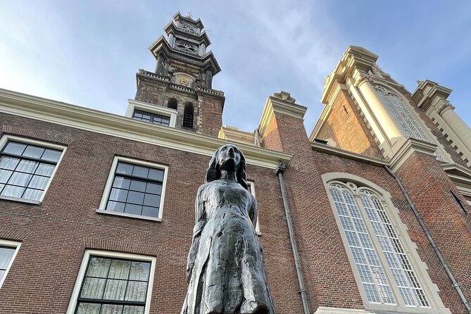 Anne Frank's Last Walk & See Anne Frank House in Virtual Reality - Anne Frank statue and the House-area stops you can’t ignore