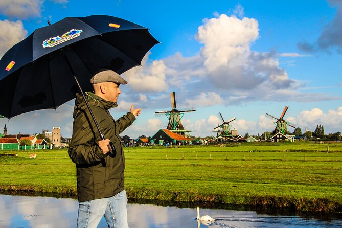 Day Trip to Zaanse Schans, Edam, Volendam and Marken from Amsterdam - A’dam Lookout finish: ferry vs optional 1-hour cruise to Centraal Station