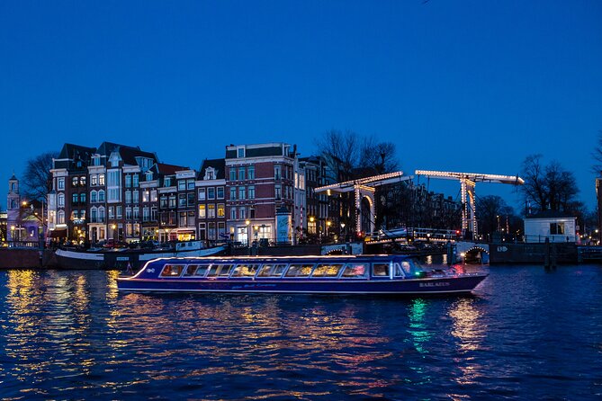 Evening Canal Cruise in Amsterdam with Wine & Cheese Option - A 90-minute evening cruise through Amsterdam’s UNESCO canal belt