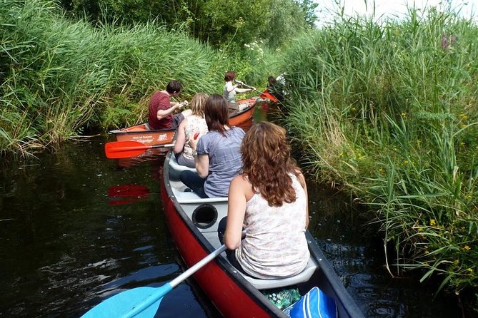 Guided Canoe Adventure with Picnic Lunch in Waterland from Amsterdam - The canoe setup: 2–3 paddlers, flat-water simplicity